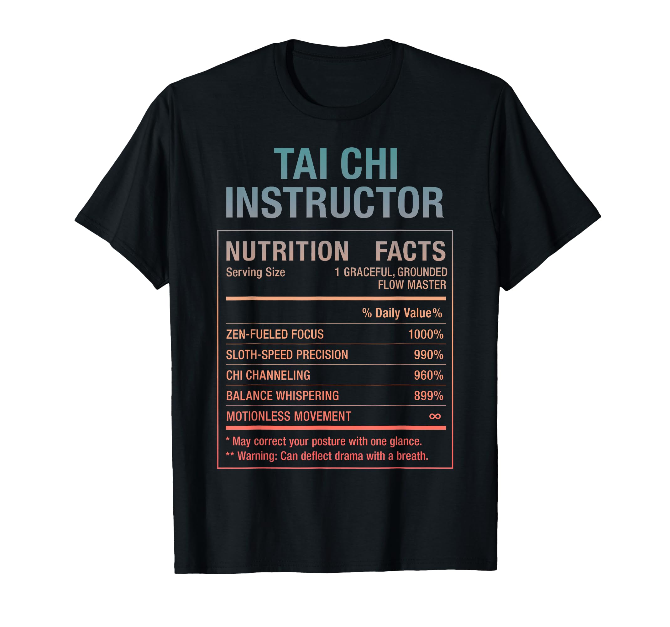 

Tai Chi Instructor Facts T-Shirt