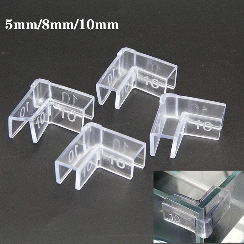 4 stücke 5mm 8mm 10mm Silikon Transparent Anti-kollision Aquarium Ecke Schutz Klebstoff Schutzhülle Aquarium zubehör