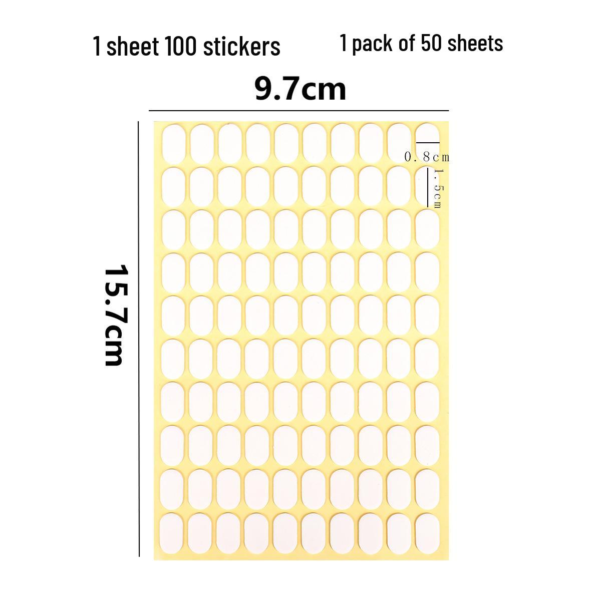 Nail Art Transparent Double-Sided Adhesive Tape for Displaying Wearable Nail Tips at Salons