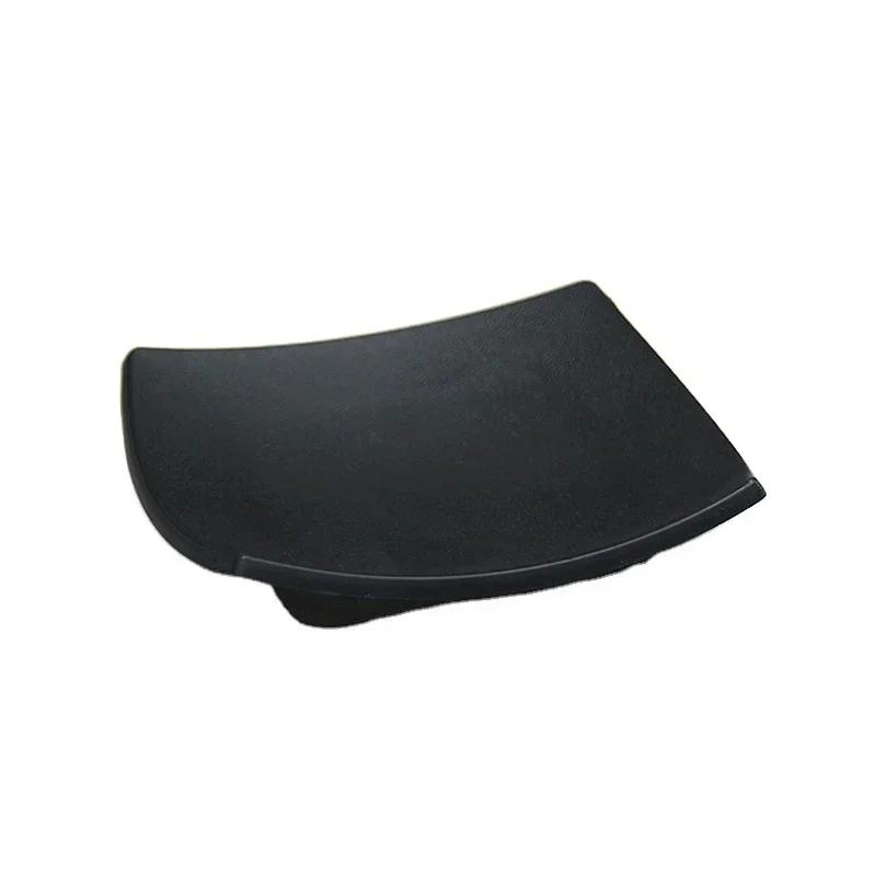 1 ks Velká černá čtvercová krabička na mýdlo Odkapávací miska na mýdlo Přenosná pro domácnost, hotel, koupelnu Úložná nádoba na mýdlo Koupelnové doplňky