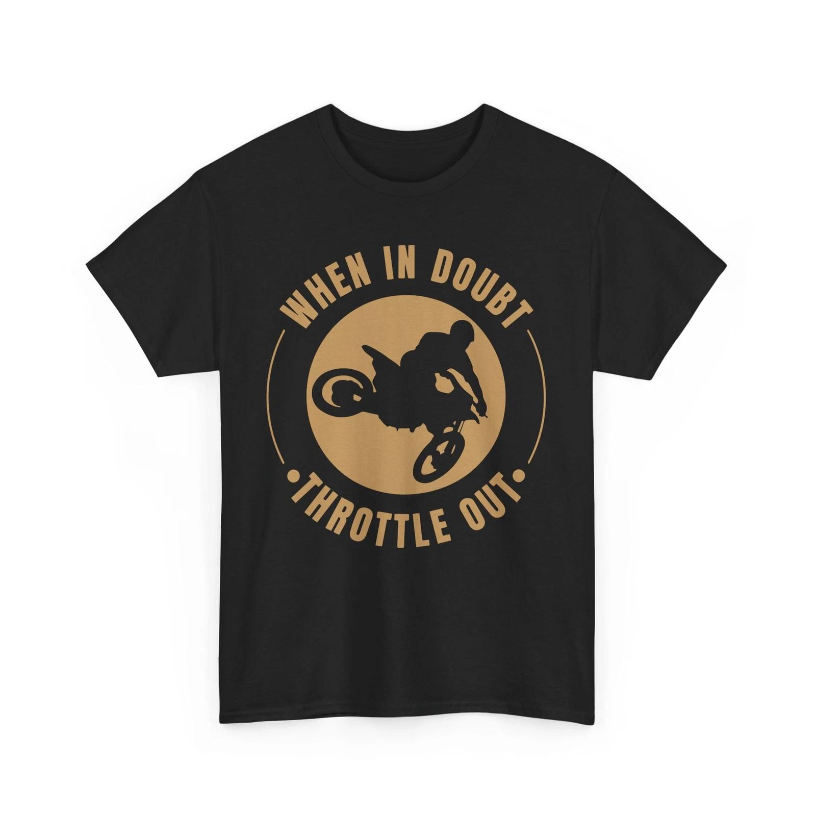 Biker T-Shirt | Motorcycle Rider Shirt | Dirt Bike Motocross T-shirt M