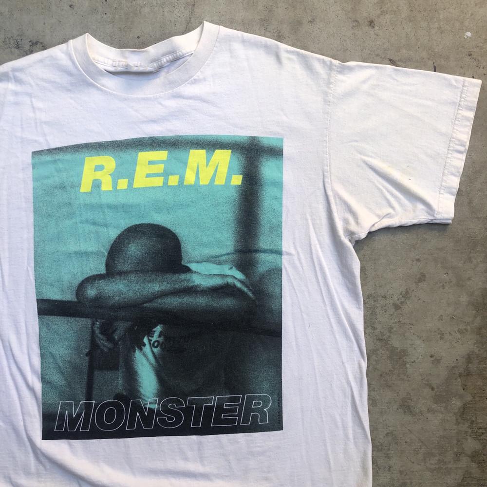 

Vintage 80s REM Tour Tshirt Cotton Tee All Size S TO 5XL Unisex T-Shirt L