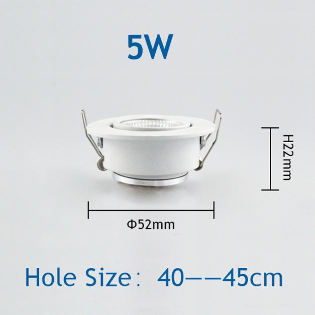 5W 7W 9W 12W 15W 18W Led Downlight Indoor COB Led Ceiling Lamp Bulb Spotlight Cob Showcase Spotlight