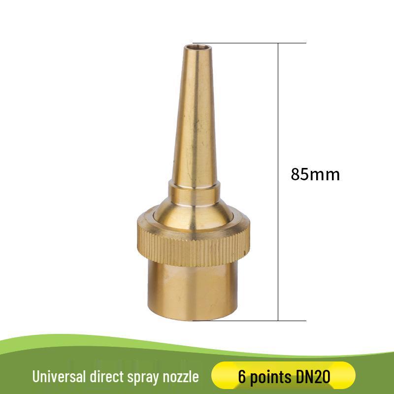 Adjustable All-Copper Straight Jet Water Fountain Nozzle
