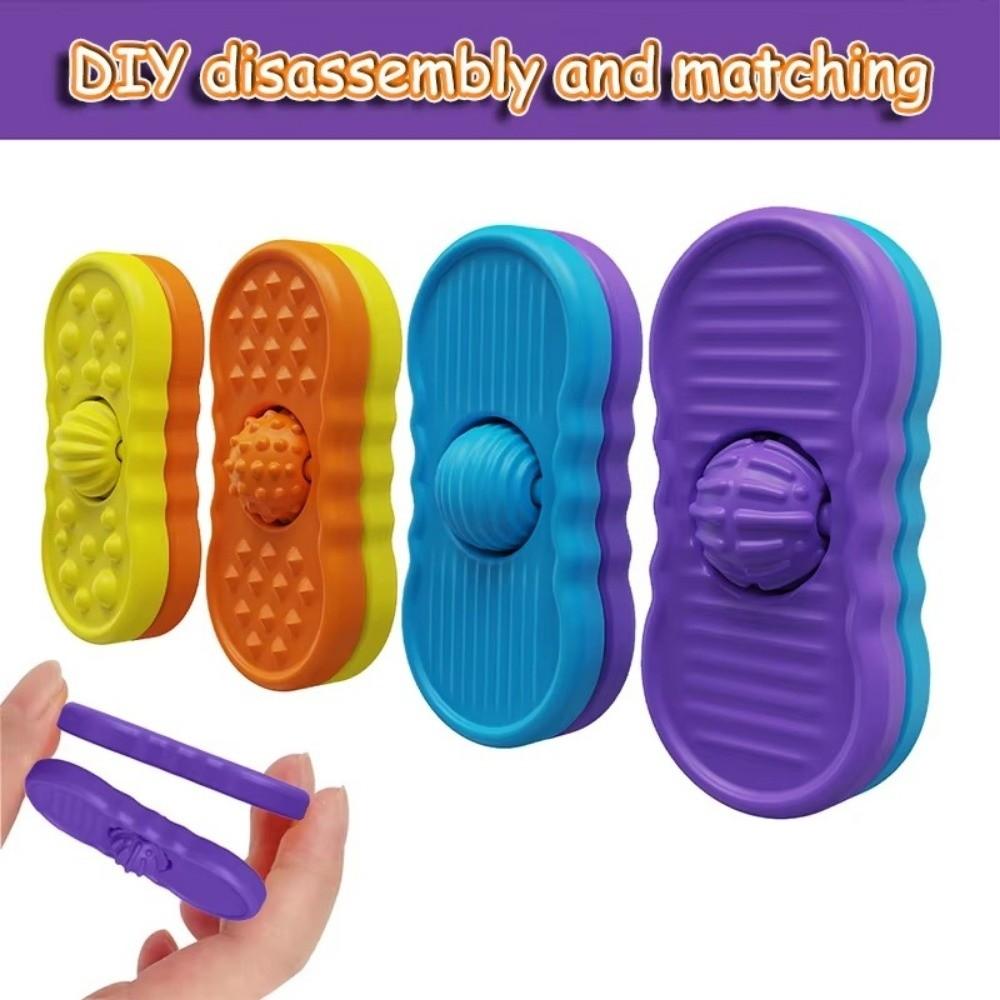 Silicone Sensory Fidget Toys Sliding Fidgeting Toys Sensory Stone Toy Suitable for Children Teens
