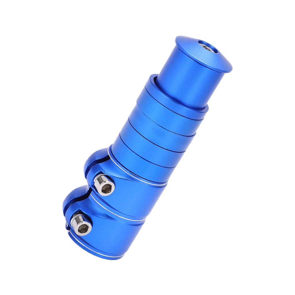 Mountain Bike Stem Riser Extension Aluminum Alloy Bicycle Front Fork Tubes Extender for Mountain Road BicycleBlue