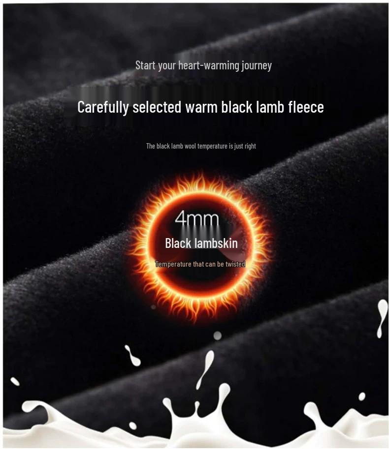 Women's Plus Size Velvet Leggings 2025 - Elastic, Slimming, Thick Black Skinny Pants for Curvy Figures (Up to 200 Jin)