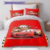 3-piece Cars Cartoon Print Duvet Cover Set (1 Duvet Cover + 2 Pillowcases, Duvet Insert Not Included) - Soft and Comfortable.