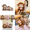 Entzückendes Niedliches Affen-Stofftier Einzigartige Kreative Plüschtierpuppe Für Kinder