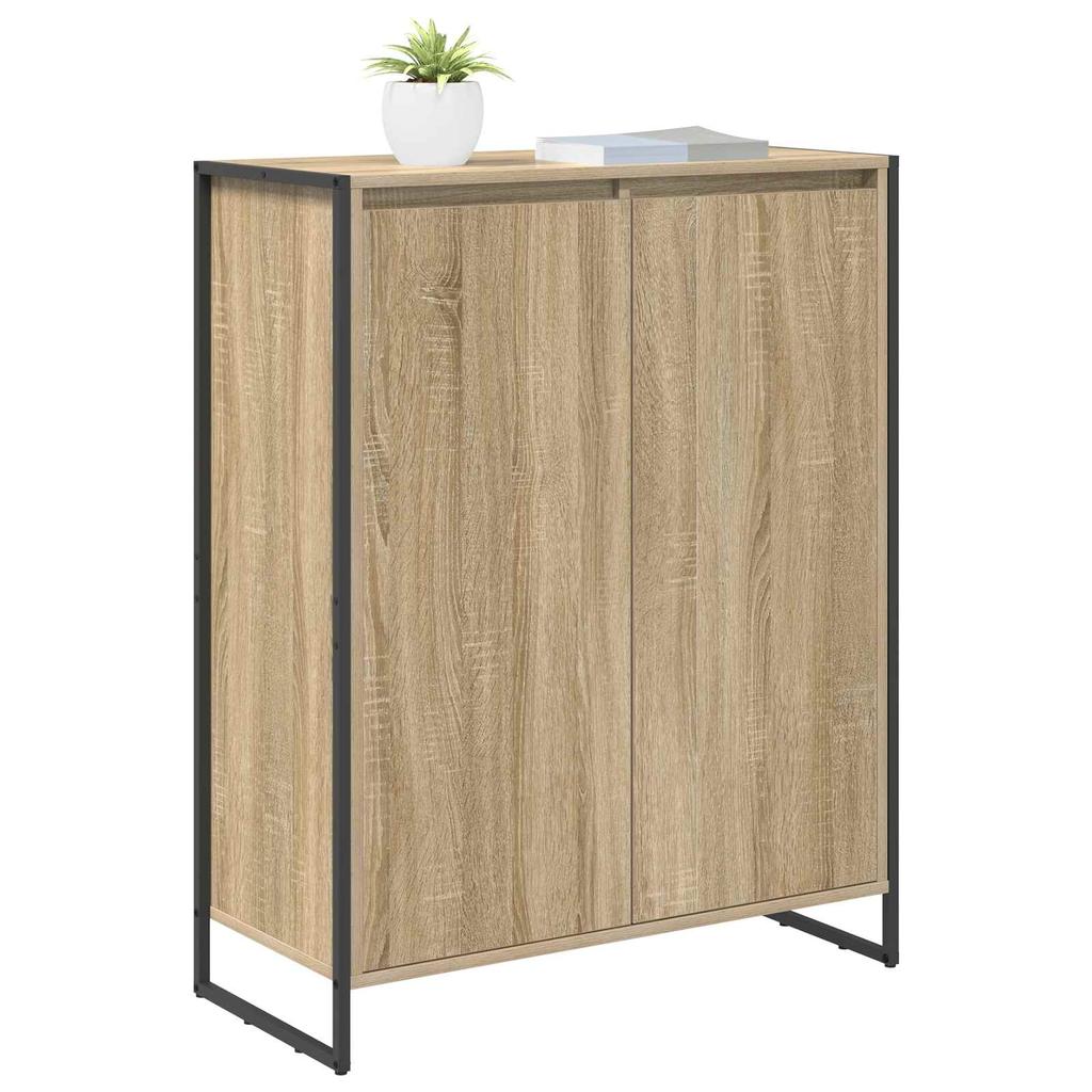 Shoe Cabinet with Storage Sonoma 79 X 36 X 100 Cm Engineered Wood