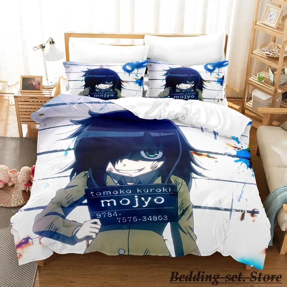 Watamote Bedding Set Single Twin Full Queen King Size Bed Set Adult Kid Bedroom Duvetcover Sets Anime parure de lit Bed