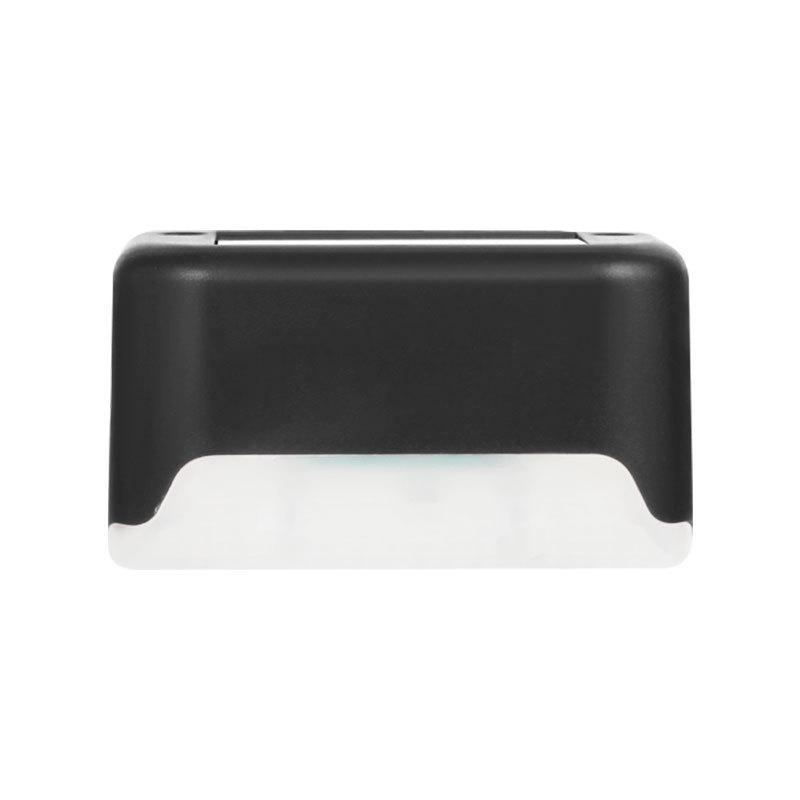 Waterproof Outdoor LED Solar Stair and Railing Lights for Steps, Walls, Fences, and Courtyards