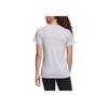 Adidas Must Haves Crew Neck Solid Logo Print T-Shirt Women T-Shirts Purple Gray FQ3240