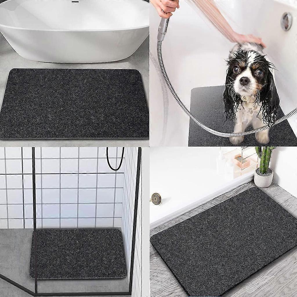 Soft Textured Shower Mat, Non-slip Bath Mat 24 X 16 Inch, Phthalate-free Comfort Bathtub Mats