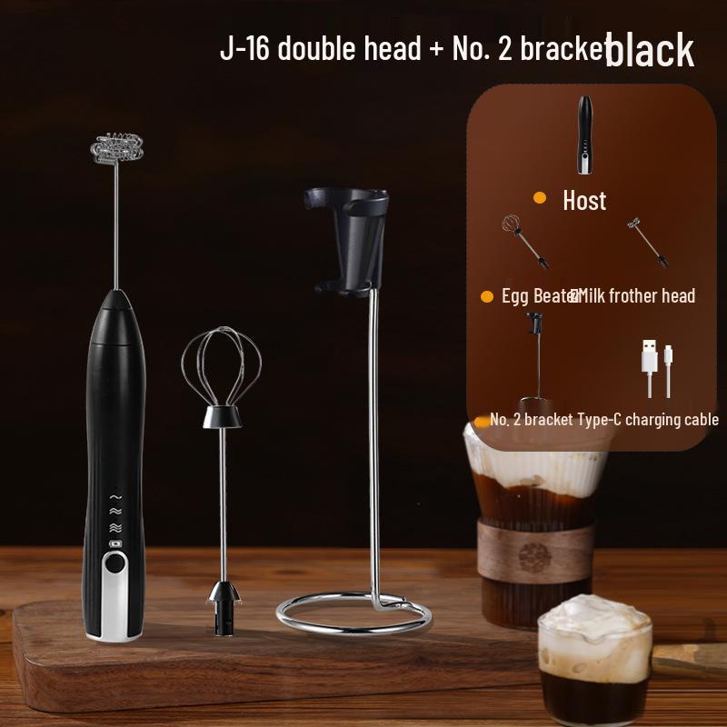 Portable Rechargeable Handheld Electric Milk Frother & Coffee Mixer