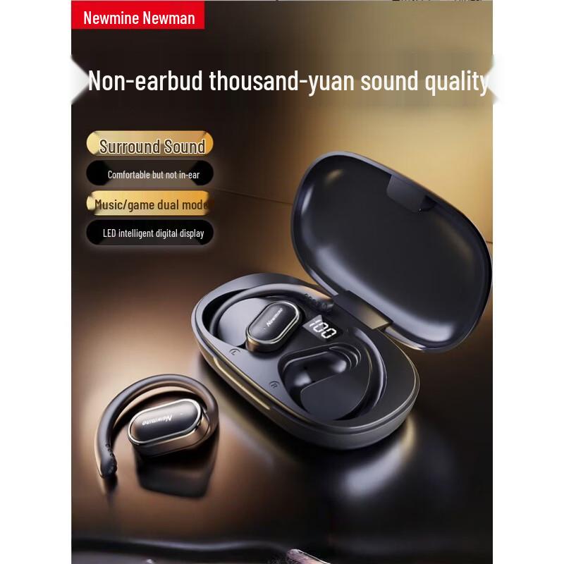 

Newmine Open-Ear Ear-Hook Bluetooth Headphones