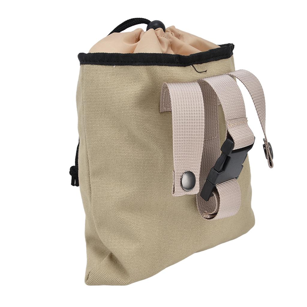 Foraging Bag Canvas Foldable Portable Thick Unique Simple Appearance Belt Fruit Picking Pouch for