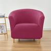 Stretch Waterproof Milk Velvet Cloth Club Sofa Cover Tub Chair Slipcover for Study Bar Living Room Counter Decor Funda De Sofá