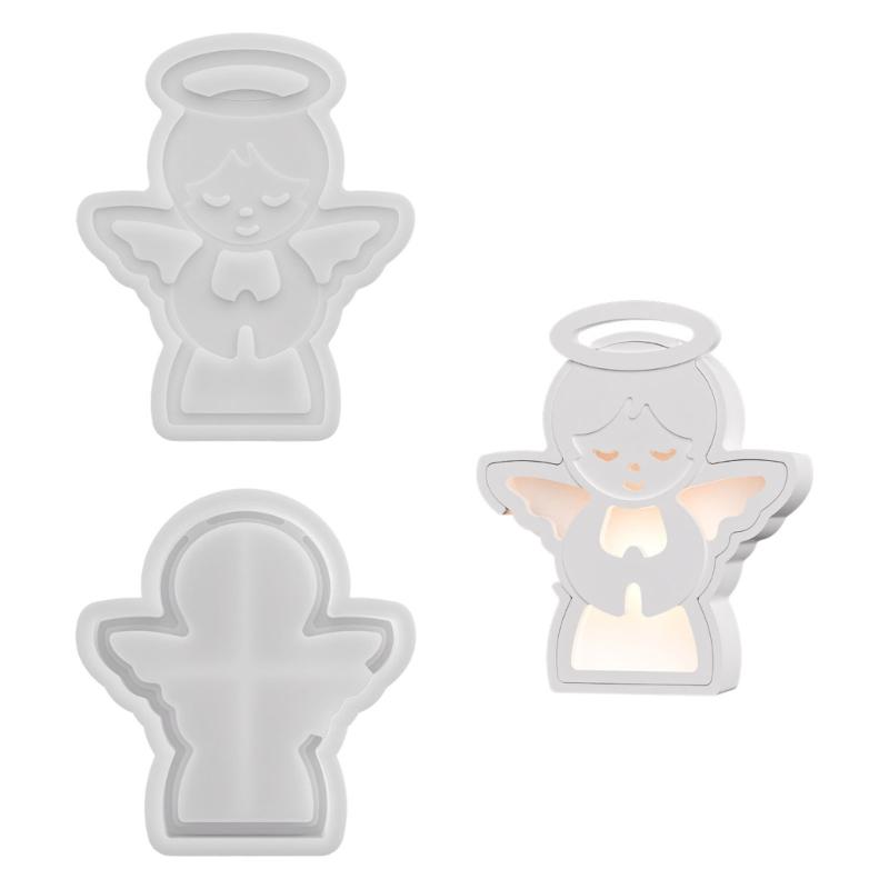 Reusable Silicone Mould Angelic Design Cement Plasters Resin Craft Projects