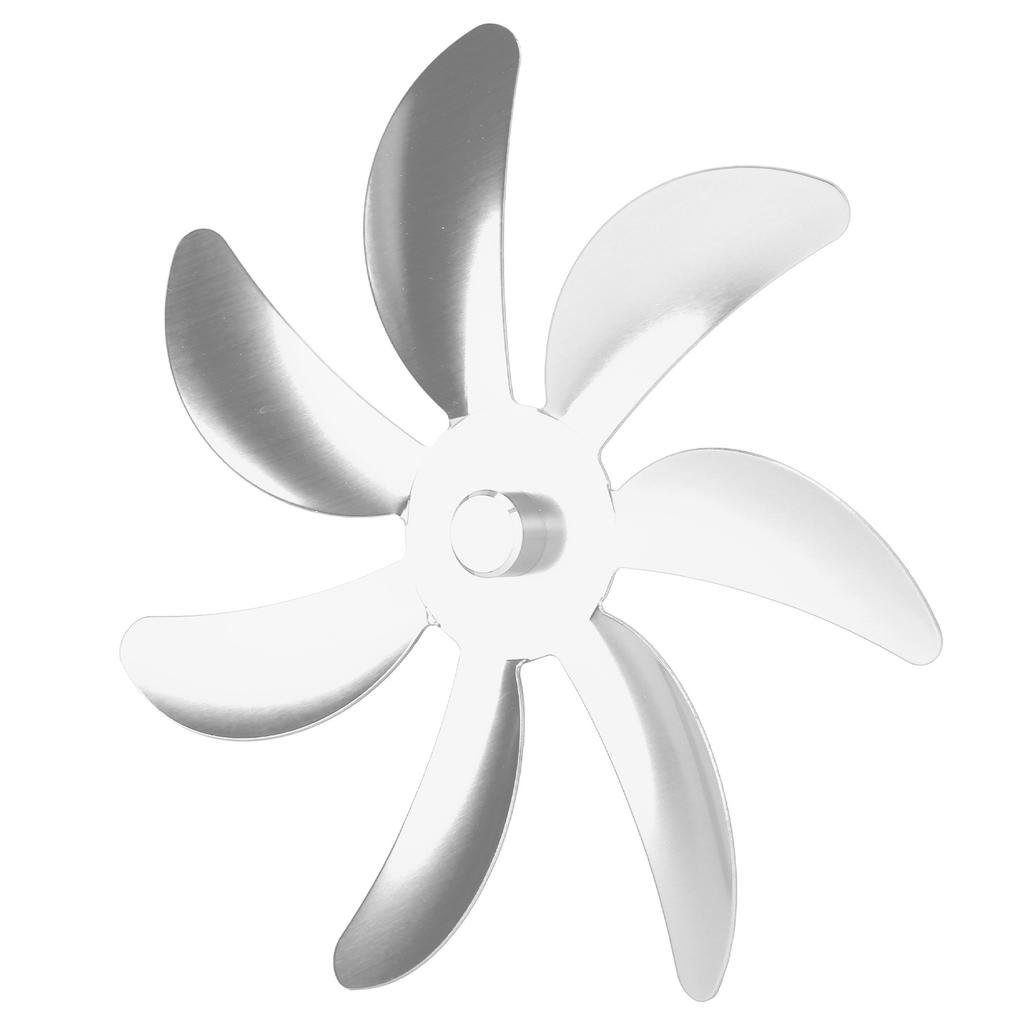Stove Fan Aluminum Alloy Blade 7 Blades Easy Installation Universal Fireplace Fan Blade Replacement for Fireplace Fan