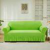 Full Cover Sofa Slipcover Stretchable Couch Cover with Skirt Home Decor Living Room Furniture Protector