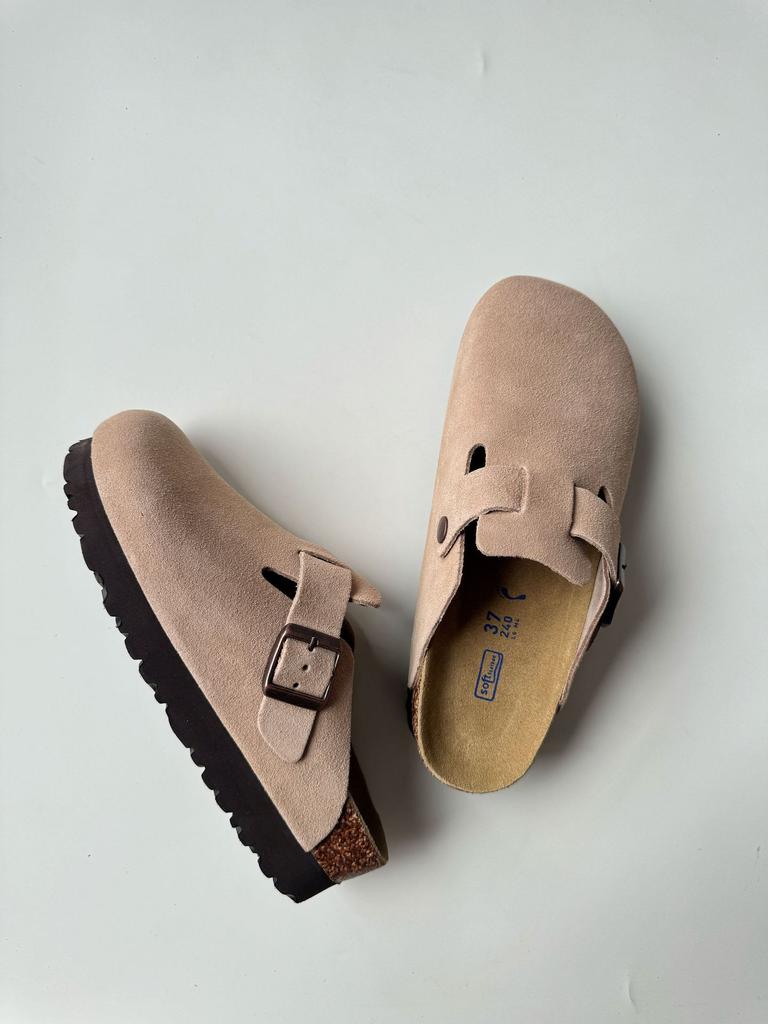 Sangpo Birken Shoes Women's Retro Cork Inner Height-increasing Sandals Bag Head Leather Thick Sole Outer Wear Fishing Birken Half Slippers