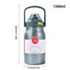 800/1300ML Thermos Cup 316 Large Capacity New Sport Insulation Bottle Outdoor Portable Stainless Steel with Straw Water Cup