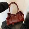 2025 Retro Oil Wax Leather Tote: Large Capacity Autumn/Winter Bag for Women - Single Shoulder or Handheld Commute Style