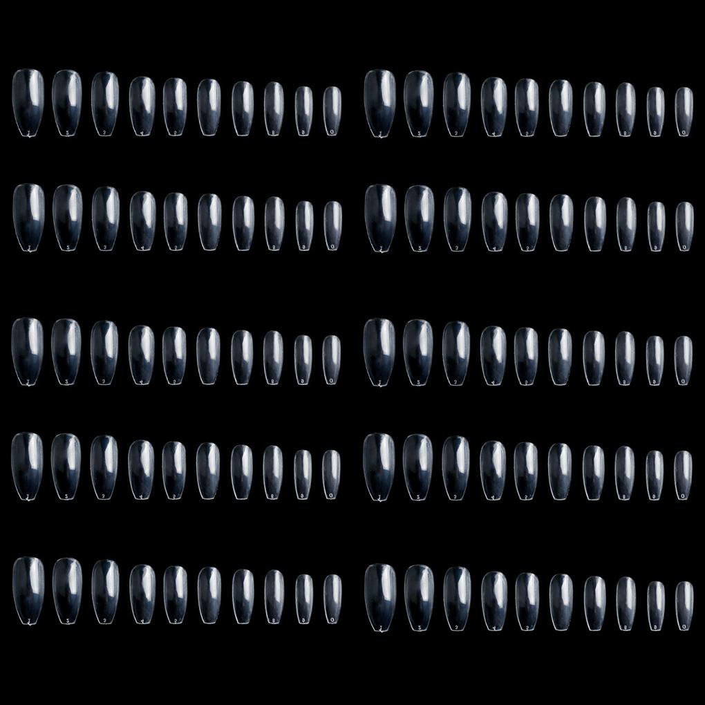 1 Set False Nail Elegant Wear-resistant Different Colors High-ranking Fine Workmanship New-style Magnificent Manicure Kit