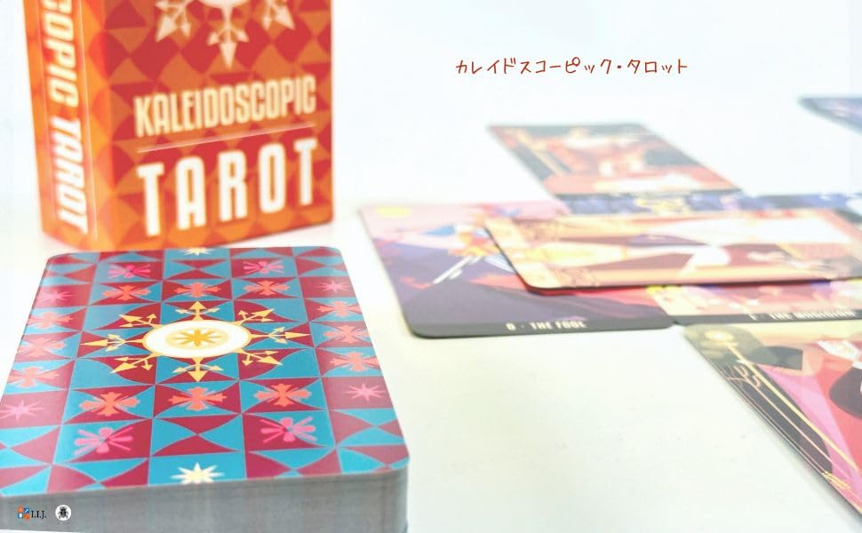 I.I.J Kaleidoscopic Tarot, Waite Edition, 78 Cards, Kaleidoscope Tarot, Fortune Telling, Includes Japanese Instructions, Authentic Product
