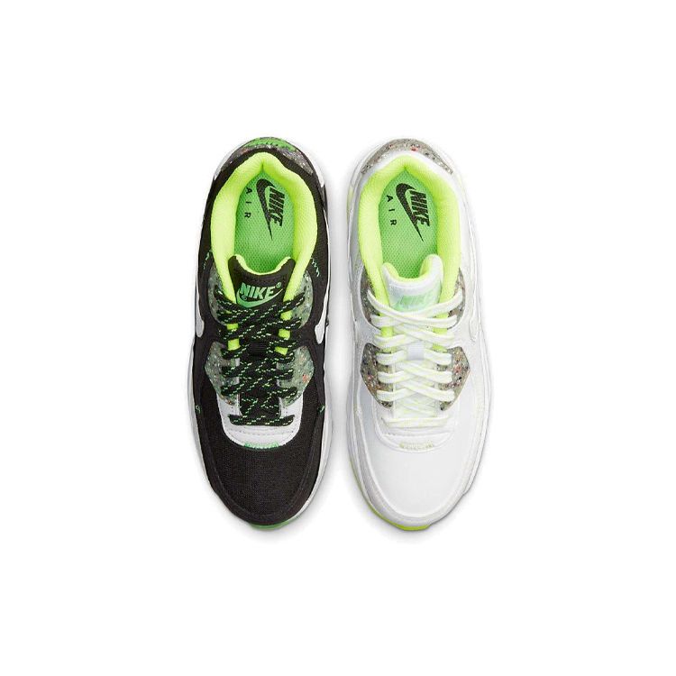 Nike Air Max 90 GS Exeter Edition Kids Sneakers Black Iron-Grey Volt DH1989-001