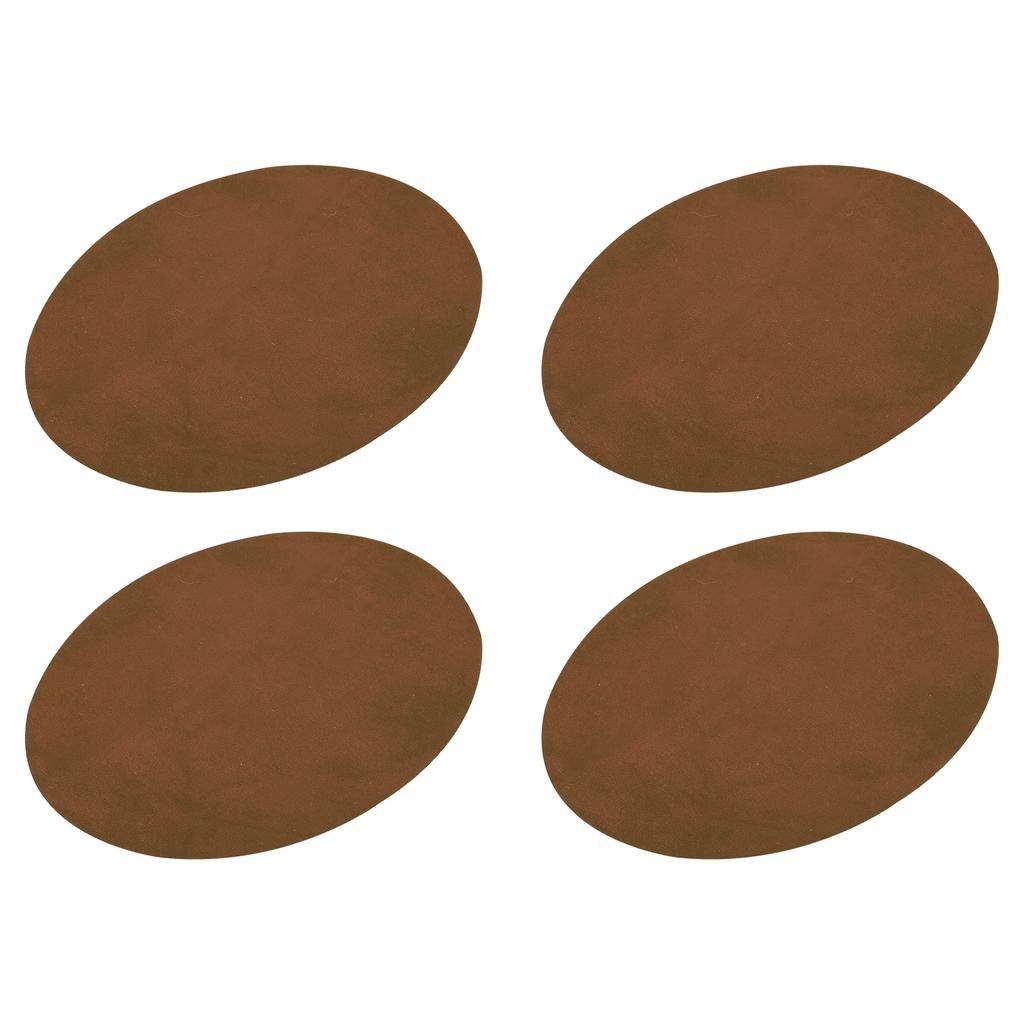 4 Pack Elbow Knee Iron-on Fabric Patches Repair Patches Oval for Clothing Repair Crafts Repair Kit Backpack Shoes Decoration