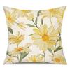 INS Style Throw Pillowcase Square Pillow Cover Flower Printing Cushion Cover  Living Room/Office