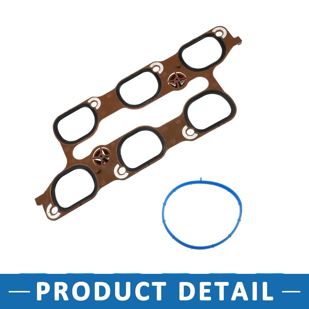 Cylinder Engine Intake Manifold Gasket 12691199 12673301 Upper and Lower with Throttle Body Gasket for Chevrolet Colorado 2015-2016