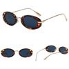 Classic Trendy Fashion Sunglasses Vintage UV Protection Sunglasses Retro Oval Sunglasses  Women Use