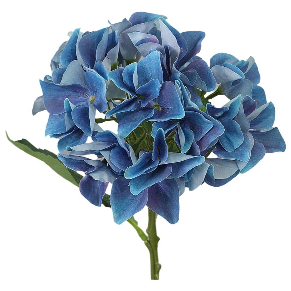 

Fashion 36cm Artificial Hydrangea Flower Pink Bridal Bouquets Flower Bouquet Floral Arrangement Lifelike Flowers Home Decoration темно-синий