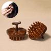 Multi-Functional Wood Therapy Massage Comb Scalp Head Massager Natural Sandalwood Circular Tooth Guasha Scraping Body Massager