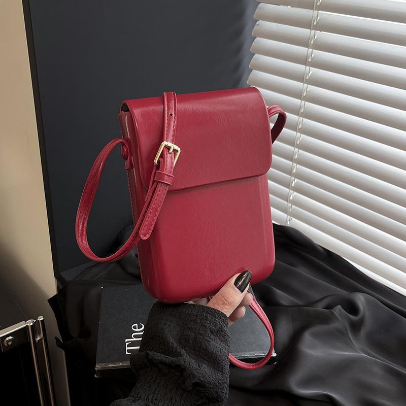 Minimalistische Umhängetasche für das Handy Damen Klein Einfache Vertikale Schultertasche Mit Verstellbarem Riemen Für Damen Geschenke