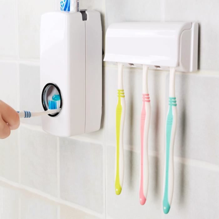 Toothpaste Dispenser - ICOCO - ZK900800 - Automatic - 5 Toothbrushes - White