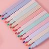 School Set Pencil Case Highlighter Pen Eraser Gel Pen School Accessories Set for Classroom and Office Use