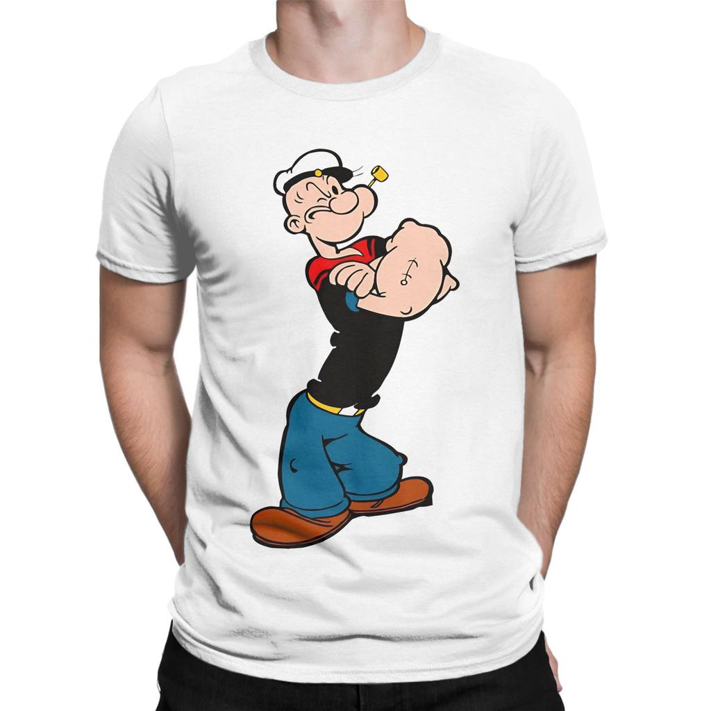 pPopeye Forever Funny 100 Cotton TShirt pPopeye Tops Tees For Unisex