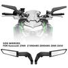 Espelho Retrovisor Lateral para Motocicleta para Kawasaki Z1000 Z900 Z800 Z750 Z650 Z400 Z300 Z250 Z125 Kits de Espelhos Retrovisores Rotativos Ajustáveis