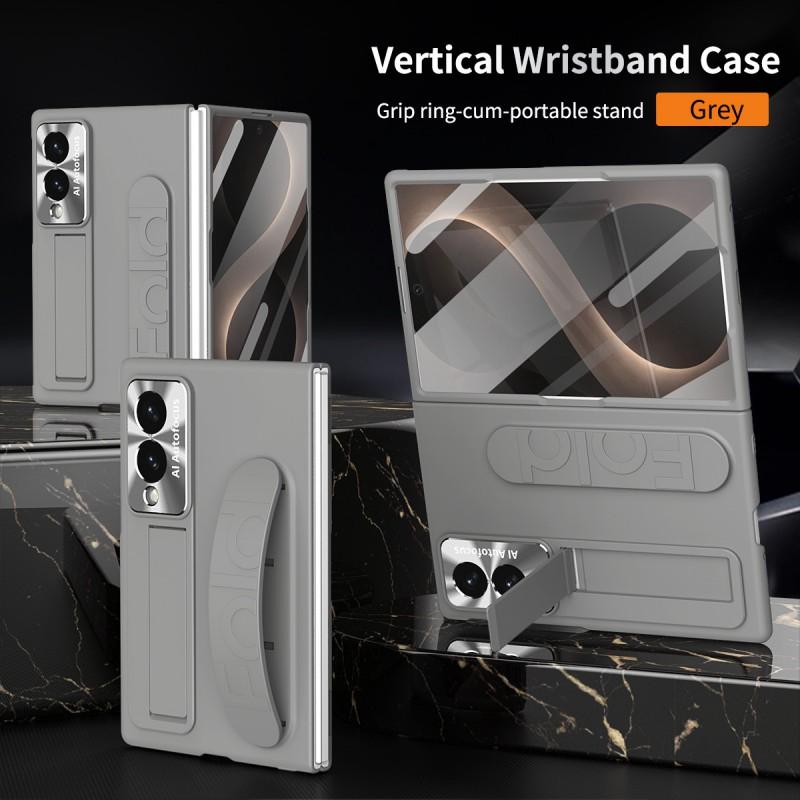 Galaxy Z Fold8 Ultra Protective Case With Wrist Strap Shockproof PC Cover Full-Body Protection Foldable Phone