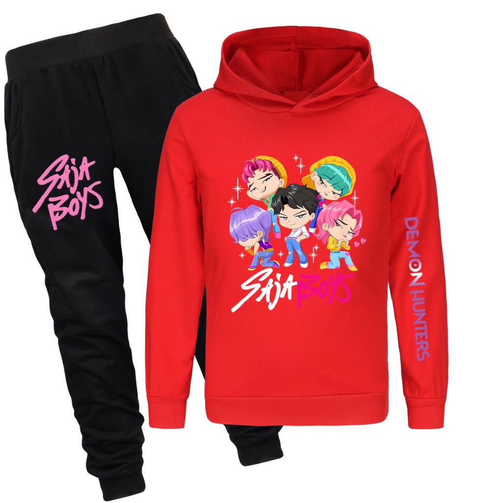4988x Kids Girls Rumi Zoey Mira Print Hoodies Pants Trouser Clothes Set