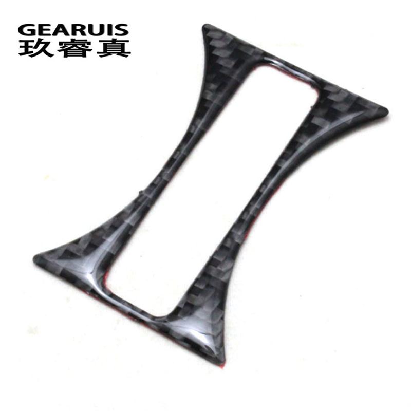 

Стайлинг автомобиля, украшение среднего элемента управления/ящик для хранения, аксессуары с блестками, аксессуары из углеродного волокна для Mercedes Benz GLA CLA A Carbon fiber