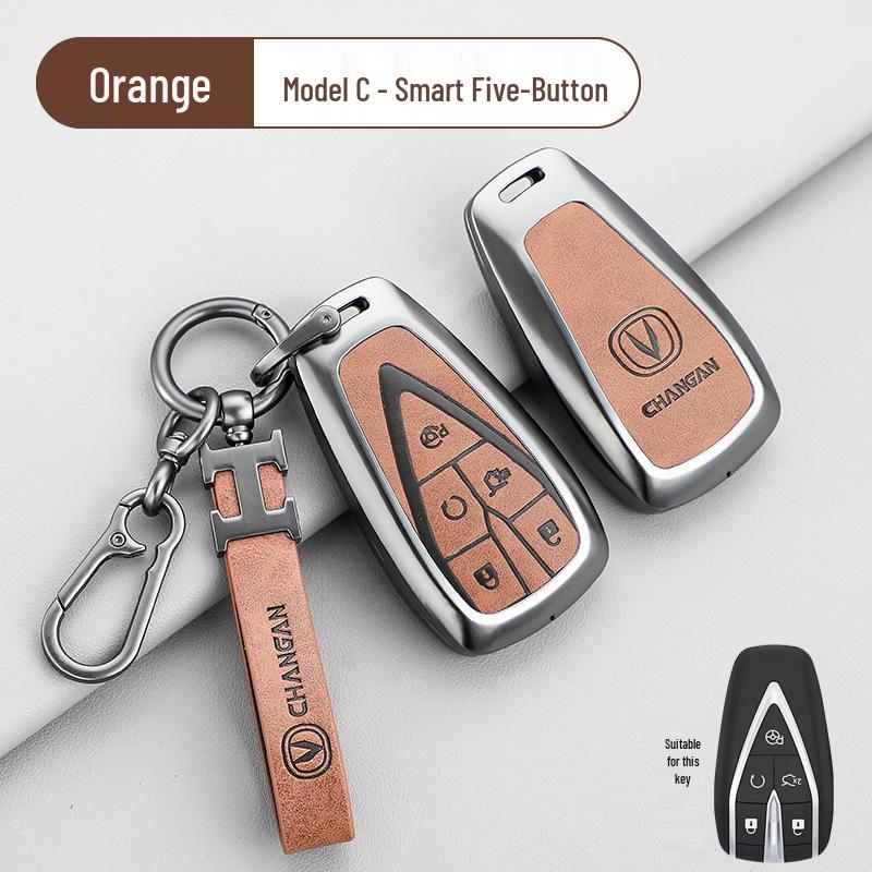 Changan Nuomi Corn Key Case: Lumin Square Candy Car Key Shell for Men & Women