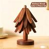 Bamboo Tree-Shaped Trivet Modern Minimalist Heat-Resistant Mat Multi-Piece Set Kitchen Gadget for Dining Table & Cookware