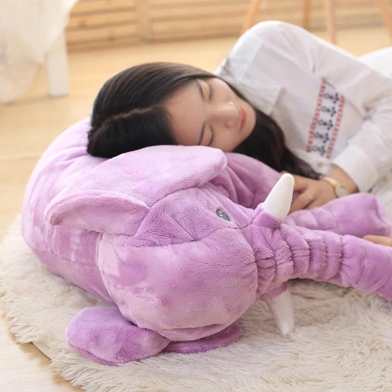 Elephant Pillow Cute Elephant Plush Toy Doll Children Sleep with Comfort Doll Toy