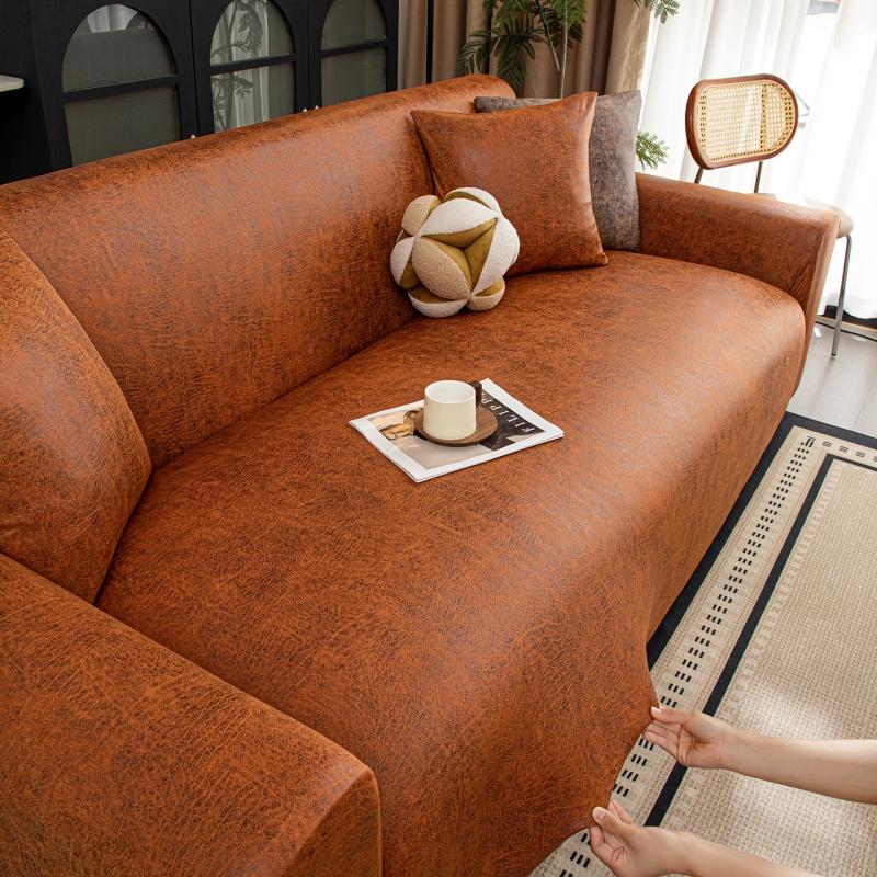 Waterproof Elastic Sofa Cover Adjustable Armchair Protector Corner L Shape Stretch Slipcovers Couch Covers 1/2/3/4/5 Seater