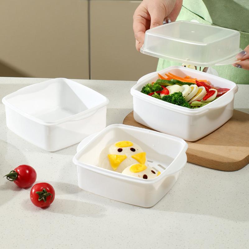 Plastic Steamer Microwave Oven Special Steamer With Lid Cookware Steamer Household Steamed Buns Vegetables Kitchen Cooking Tools